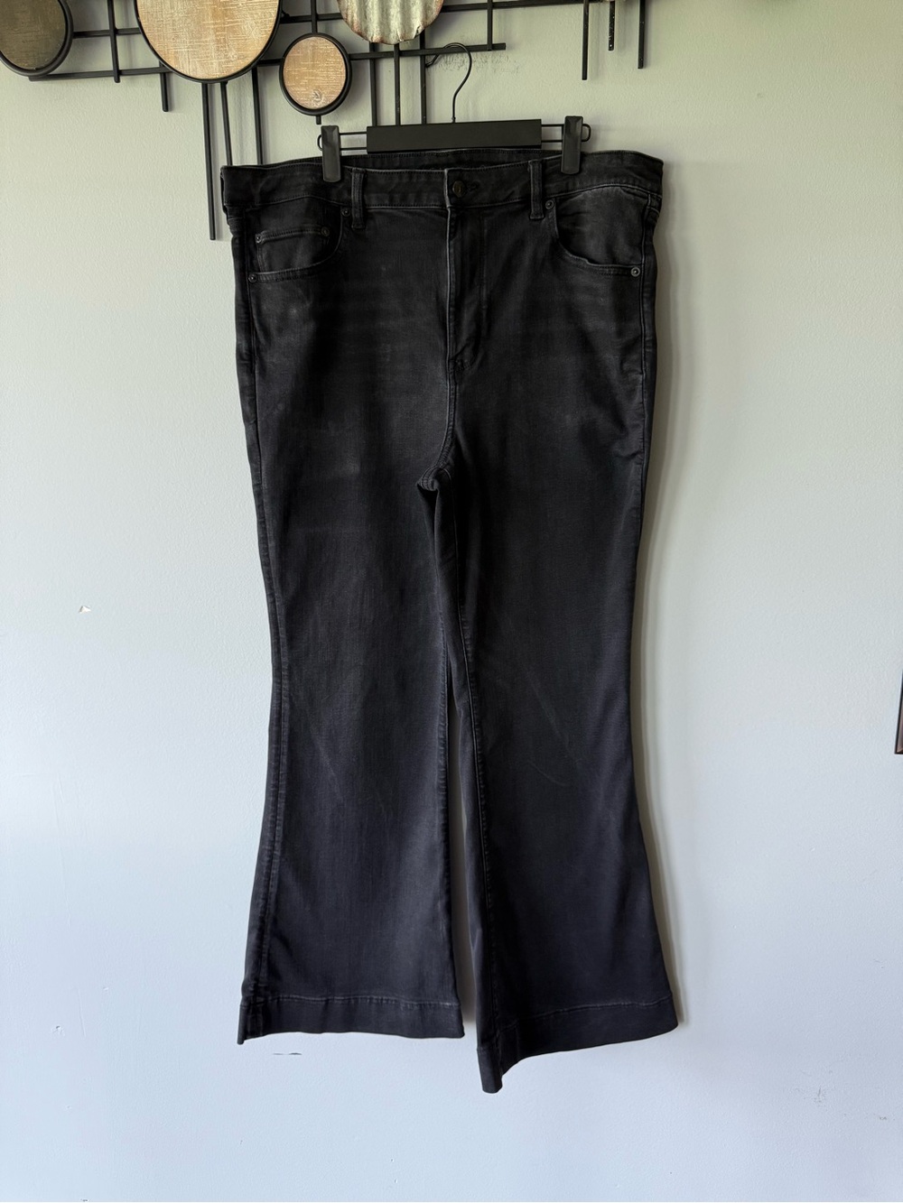 American Eagle Outfitters Black Flare Jeans